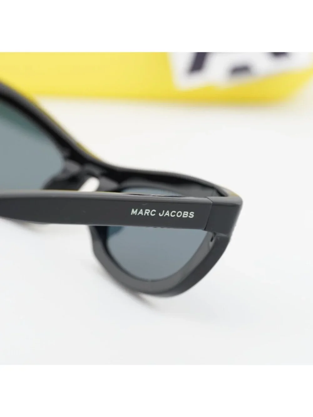 Marc Jacobs MARC 797/S 07C5 IR Cat Eye Sunglasses - Black/Crystal / Grey